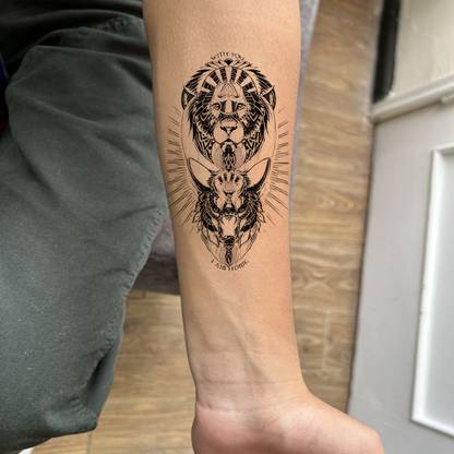TATMODS Maa Black Temporary Tattoo