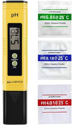 Labnox PH Meter, 0.01 High Accuracy Pocket Size with 0-14 PH Tester for Water Analog TDS Meter