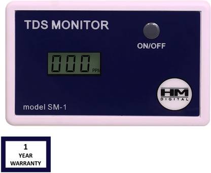 HM DIGITAL SM-1 In-Line Single TDS Monitor With One Year Warranty Digital TDS Meter