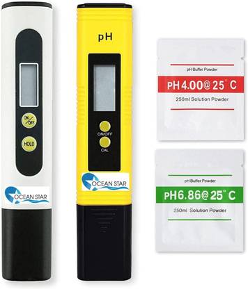 OCEAN STAR Total Dissolved Solids Tds Meter and Digital pH Meter for Water Testing Digital TDS Meter
