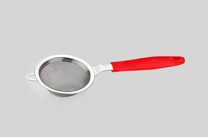 Kitchen4U Stainless Steel Tea strainer with plastic handle for home and office use Tea Strainer