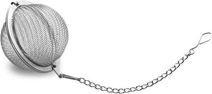 TOMATUS Stainless Steel Tea Strainer Mesh Tea ball Filter Net With Chain (Small) Tea Strainer