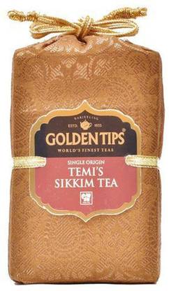 Golden Tips Brocade Bag Single Origin Temi's Sikkim Black Tea Pouch