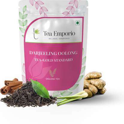 Surajmukhi Tea Pvt. Ltd. Tea Emporio Darjeeling Oolong Tea | Pure Loose Leaf Tea 100% Natural Fresh - Unflavoured Oolong Tea Pouch