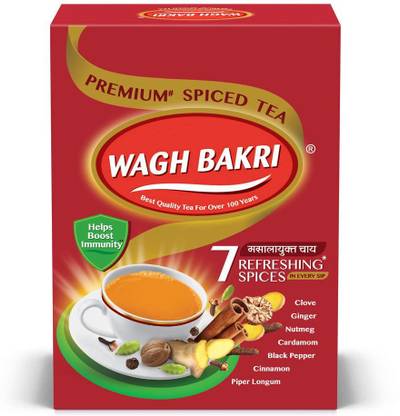 WAGH BAKRI Spiced Tea Spices Tea Box