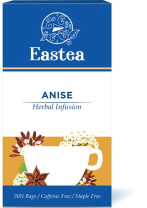 Eastea Anise Herbal Infusion | 20N Tea Bags | Caffeine Free Infusion Tea Bags Box