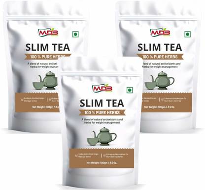 Shri Charan Enterprises Slim Tea-Organic Herbal Detox for Weight Loss, Belly Fat & Metabolism _Pack of 3 Herbs Herbal Tea Pouch