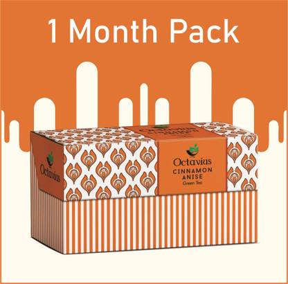 Octavius Cinnamon Anise Cinnamon Green Tea Bags Box