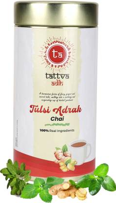 Tattva Adih Tulsi-Adrak-chai-100g-01-TIN Ginger Tea Tin