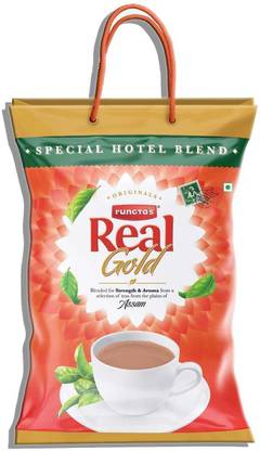Rungta's Real Gold Special Assam Pack Tea | Strong & Fresh Kadak Chai | Premium blend of Ctc Black Tea Pouch
