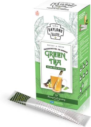 DAYLONG Green Tea FDA Approved natural Refreshing flavorful Reduces Waist Boost Immunity Herbs, Ginger, Lemon, Lemon Grass Green Tea Vacuum Pack