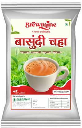 Brewmine BASUNDI CHAAY Instant Tea Pouch