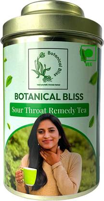 Botanical Bliss Sour Throat Remedy Tea Assorted Herbal Tea Tin