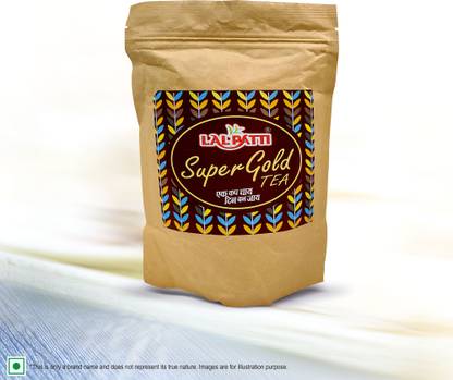 LALPATTI LAL PATTI SUPER GOLD Tea For Chai Lovers Across India- 250gm Black Tea Pouch