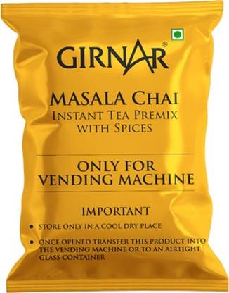 Girnar Masala Chai | Instant Tea Premix With Spices | Only For Vending Machine | Spices Masala Tea Pouch