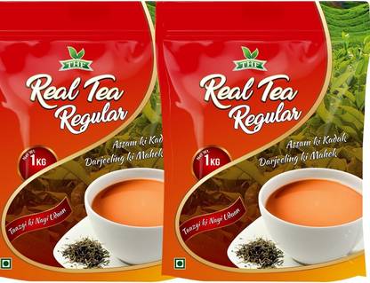 THF REAL TEA REGULAR 1 KG COMBO PAKE OF 2 PCS Black Tea Pouch