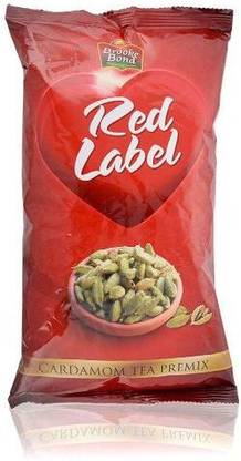 Brooke Bond Red Label Tea Cardamom Premix, 1 kg Cardamom Instant Tea Vacuum Pack (1 kg) Cardamom Tea Pouch