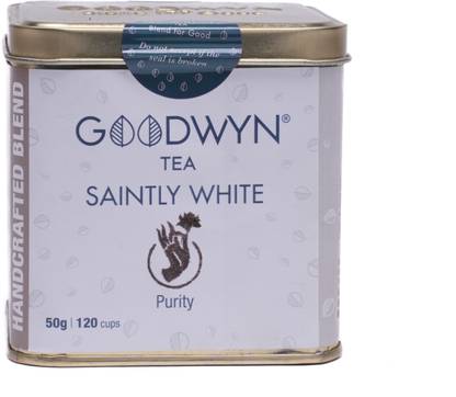 Goodwyn White Tea Delight, 50 Grams, Makes 25 Cups White Tea Box