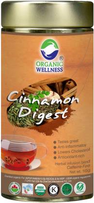 ORGANIC WELLNESS OW'Real Cinnamon Digest Cinnamon Herbal Infusion Tea Tin