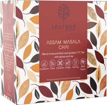 leafbox ASSAM MASALA CHAI Masala Tea Box