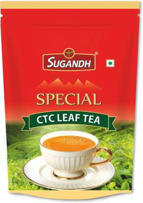 Sugandh Natural CTC Leaf Tea Unflavoured Black Tea Pouch