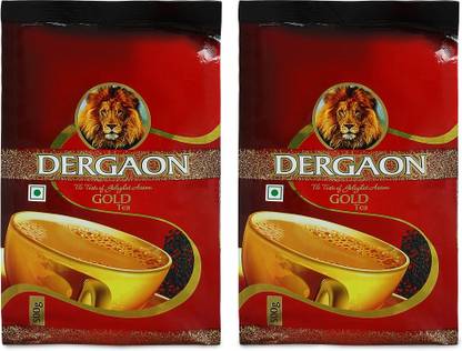 Dergaon Gold (Chaipatti) ,Strong Taste & Refreshing pck 2 Black Tea Pouch