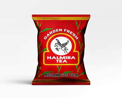 HALMIRA Red Packet of 250GM Unflavoured Tea Blend Pouch