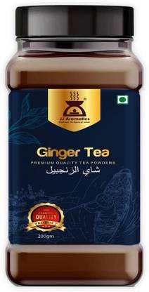 JJ Aromatics Ginger Tea Powder | 100% Natural Tea Powder Tea Tin