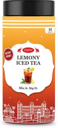 JAWAI Instant Lemony Iced Tea Premix| Just add Chilled Water | Ready in 10 Sec Lemon Instant Tea Vacuum Pack