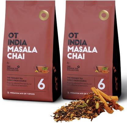 OT INDIA Masala Chai - Premium Mix of 7 Spices | Masala Spices Tea Spices, Ginger, Cardamom, Cloves, Cardamom, Plain Masala Tea Pouch