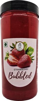Twisty The Boba Station Strawberry Popping Boba for Bubble Tea