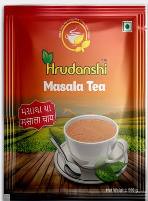 HRUDANSHI Masala Tea 250 Gm Unflavoured Masala Tea Pouch