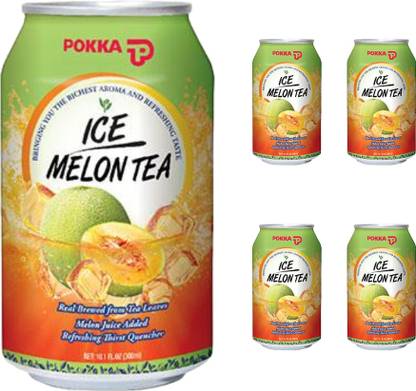 Pokka ICE MELON TEA Mixed Fruit Iced Tea Tin