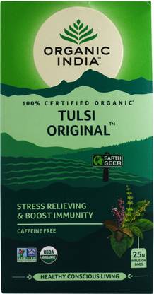 ORGANIC INDIA Original Tulsi Tea Bags Box