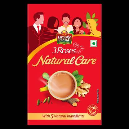 3 Roses Natural Care Ginger, Cardamom, Tulsi, Cardamom Tea Box