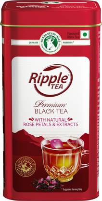 Ripple Premium Black Tea with Natural Rose Petals and Extracts Black Tea Tin
