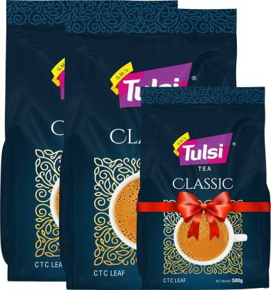 G.M.’S TULSI TEA Tulsi Tea Classic Brokens 2Kg + (500g Free) Black Tea Pouch