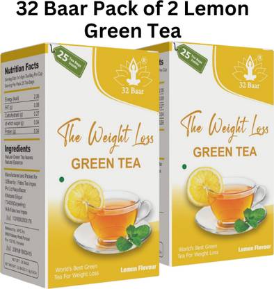 32 Baar Green Tea Green Tea Bags Box