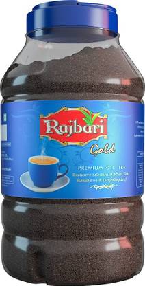 Rajbari Gold 3 Kg | Wholesale Pack | Blended with Aromatic Leaves | Super Saver Unflavoured Tea Plastic Bottle