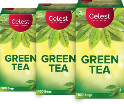 Celest Green Tea, 300 Tea Bags | Green Tea | Green Tea 300 Bags | Pure Green Tea | Green Tea Bags Box