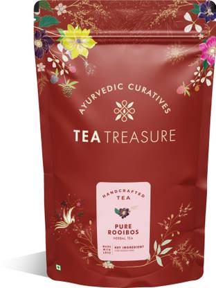 TeaTreasure South African Rooibos Red Tea Caffeine Free Antioxidants Rich Tea Herbs Rooibos Tea Pouch