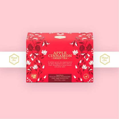 Mittal Teas Apple Cinnamon 100g Apple, Cinnamon Green Tea Box
