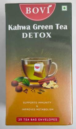 BOVI KAHWA GREEN TEA DETOX 25TB Green Tea Bags Box