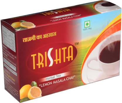 trishta Lemon Masala Tea Herbal Tea Box