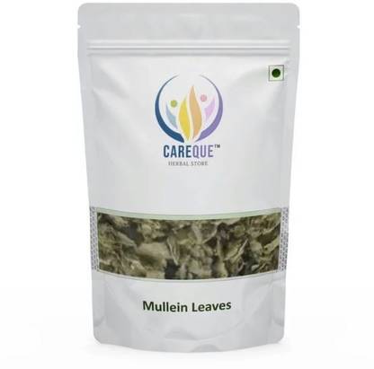 CareQue Mullein Leaves-Verbascum Thapsus-Dried Mullein Leaf Herbs Herbal Tea Bags Pouch