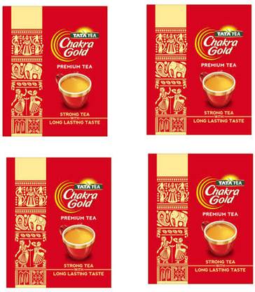 Tata Tea Chakra Gold Dust Tea with Long Lasting Taste Tea Box 100G*4 Tea Box