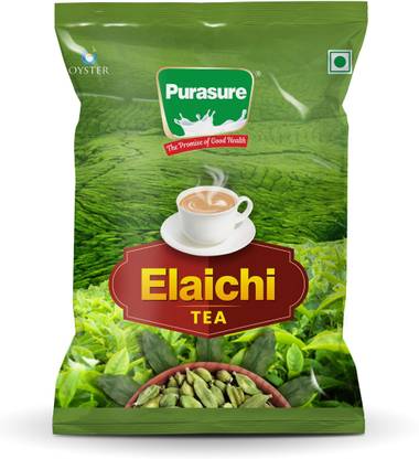 Purasure Elaichi Tea 250 gm ( Pack Of 2 ) | Cardamom Tea Cardamom Black Tea Bags Pouch