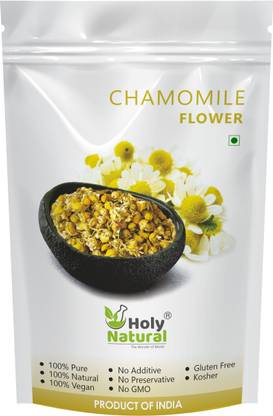 Holy Natural Chamomile Flower - 50 GM Herbs Herbal Tea Pouch
