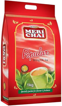 MERI CHAI Popular Strong CTC Tea Pouch