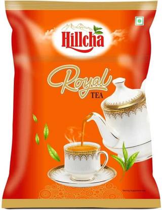 HILLCHA Royal Tea 250gm | Blended Tea Leaves for Perfect Mixture of Taste & Aroma Cardamom Tea Pouch